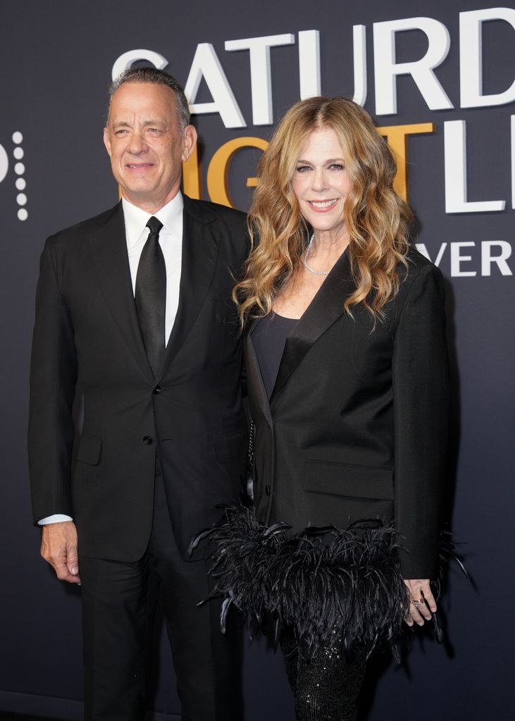 Tom Hanks and Rita Wilson SNL red carpet