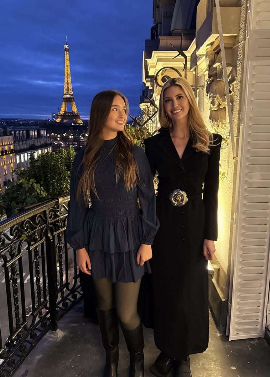 Ivanka Trump and her daughter Arabella enjoy Paris and more family moments