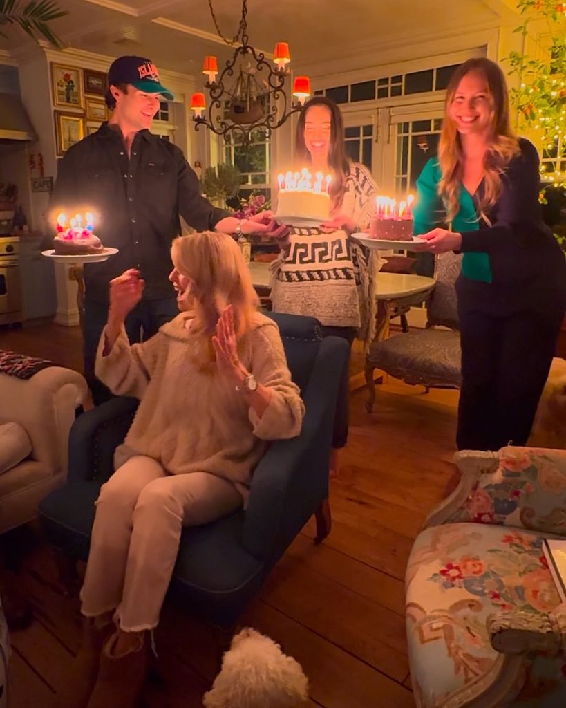 Christie Brinkley celebrates her 71st birthday at her home in Sag Harbor, shared on Instagram