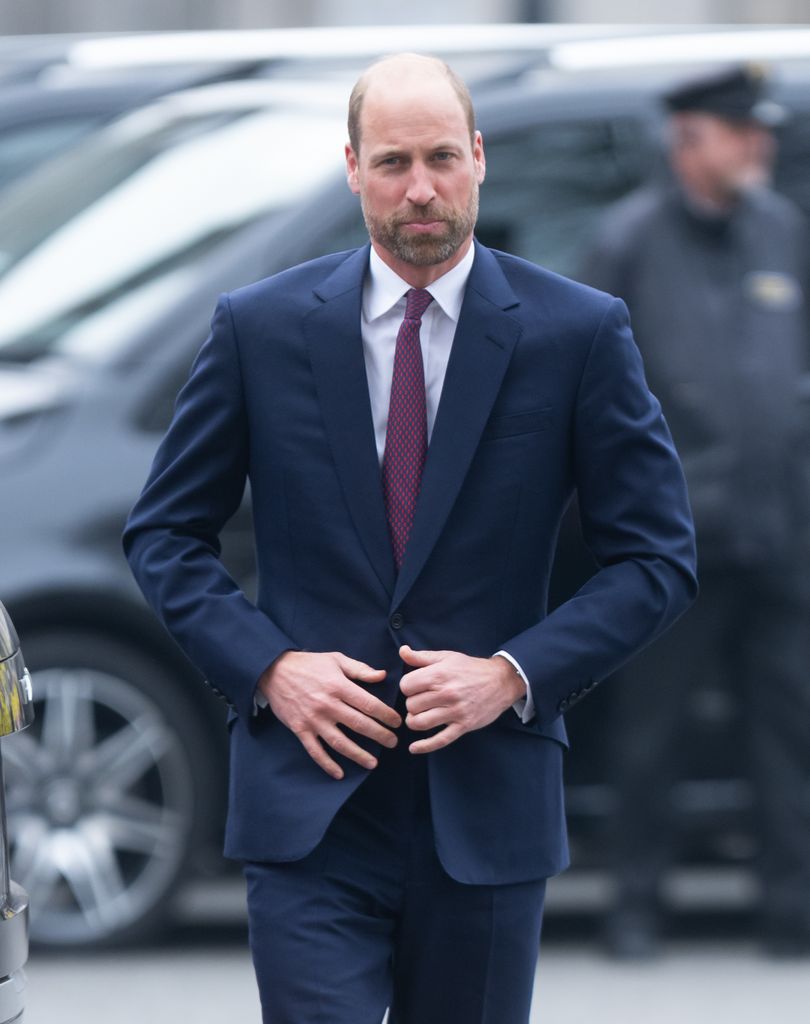Prince William in a blue suit