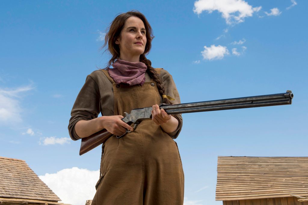 woman holding gun