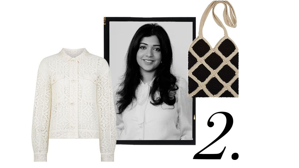 Sharnaz Shahid with George at ASDA products