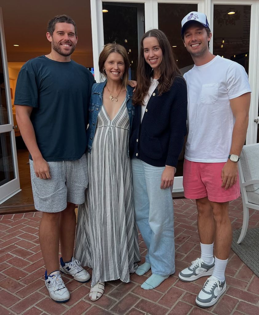Katherine Schwarzenegger shares picture of siblings Christopher (L), Christina (2R) and Patrick (R)