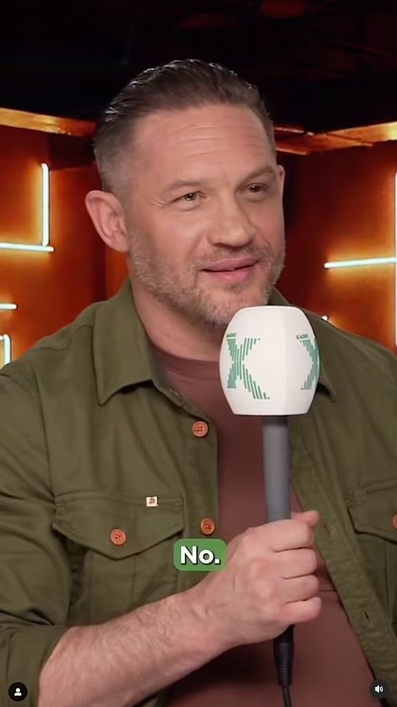 Tom Hardy was on fine form during the interview