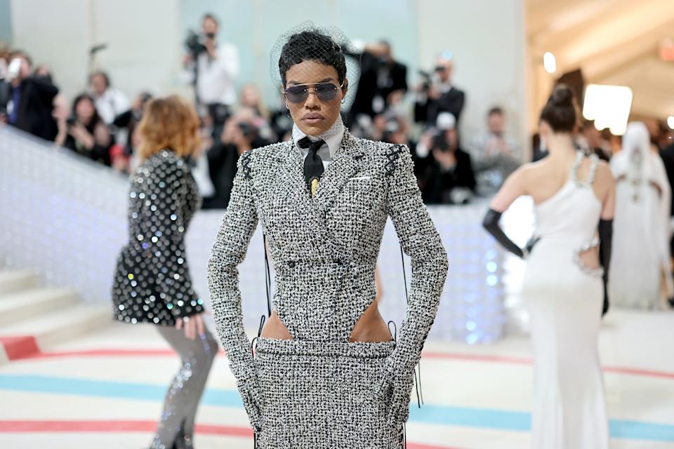 Teyana Taylor attends the 2023 Met Gala.