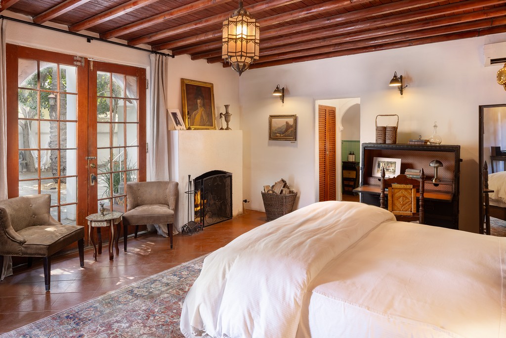 bedroom at Korakia Pensione