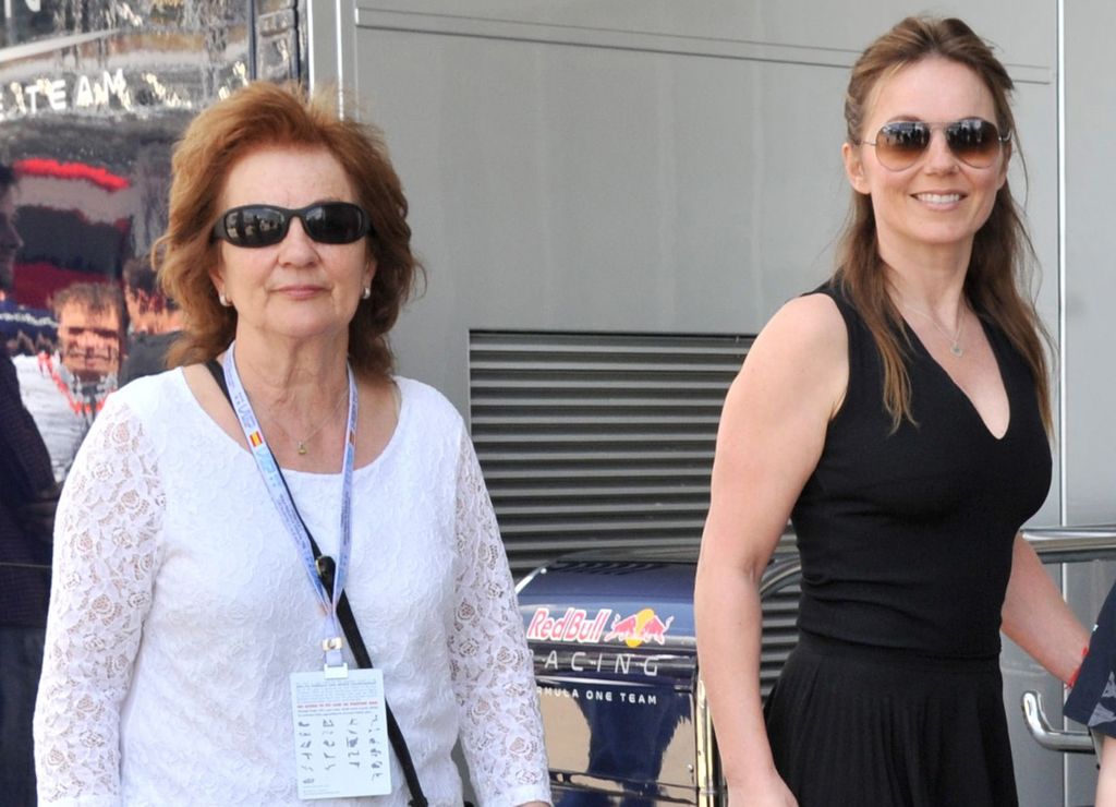 Geri and her mum 