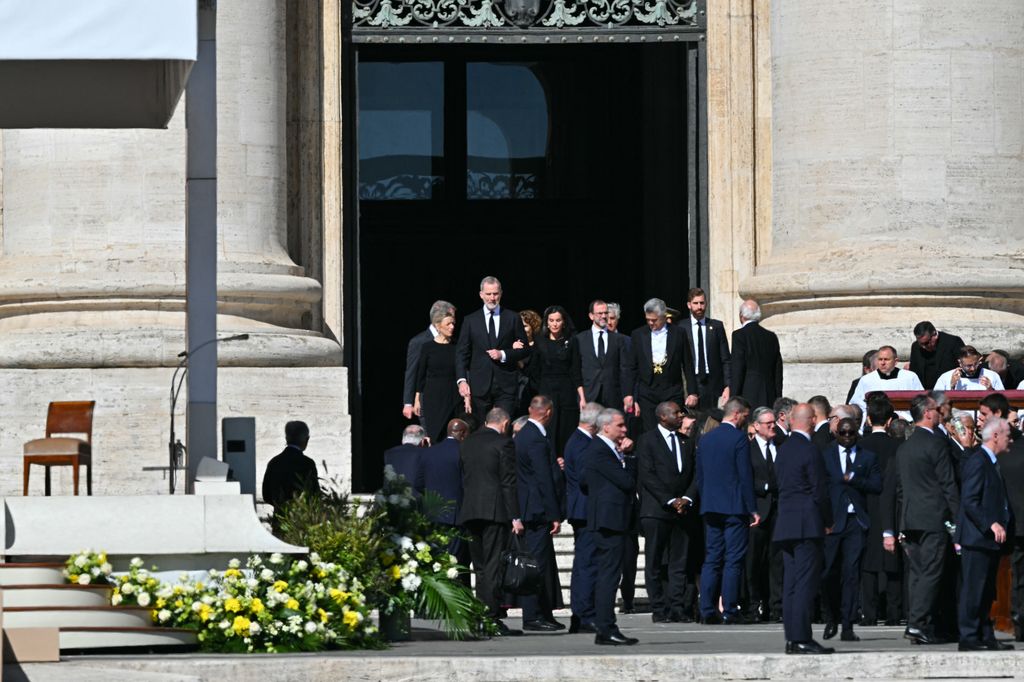 Spain's King Felipe VI and Spain's Queen Letizia arrive 