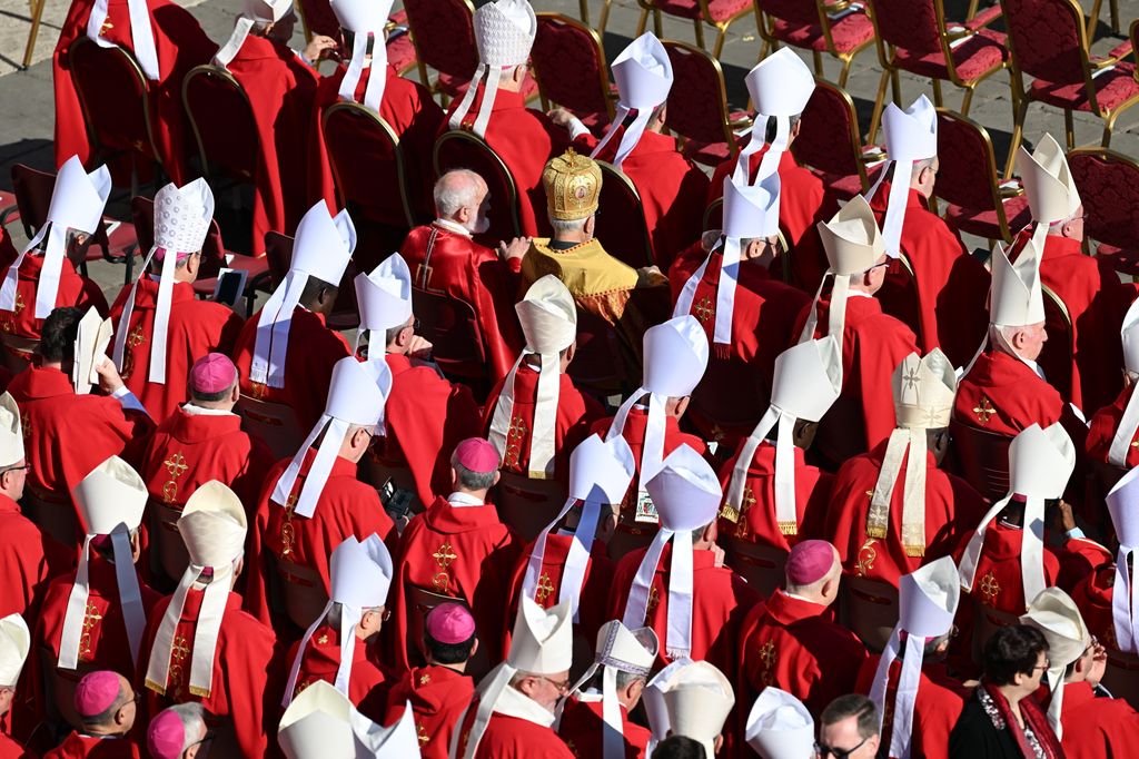 Delegations arrive for the funeral of Pope Francis at the Vatican City, Vatican, in Rome, Italy on 26 April, 2025. Over 200 thousand people and some 170 delegations are expected in Rome for the funeral of Pope Francis. 