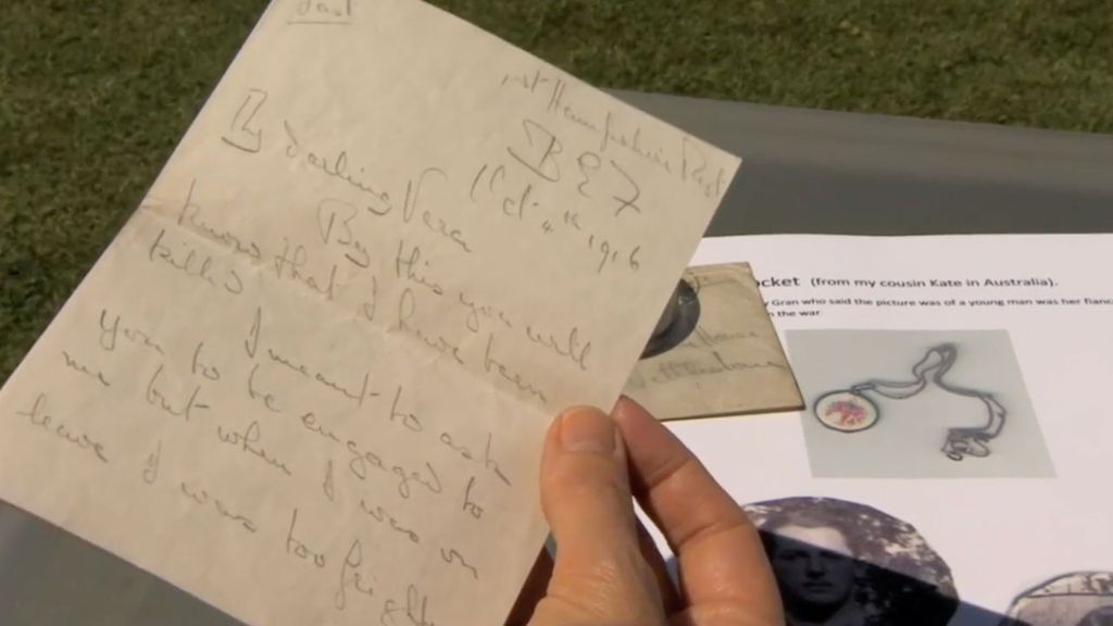 This letter was an interesting find on the Antiques Roadshow