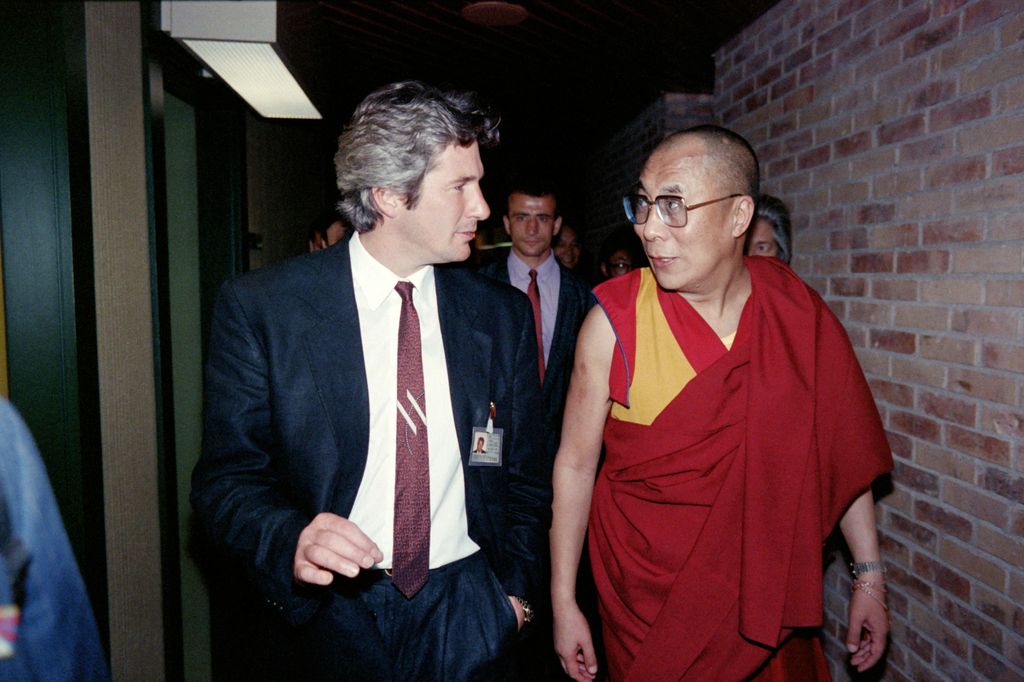 Richard Gere with the Dalai Lama