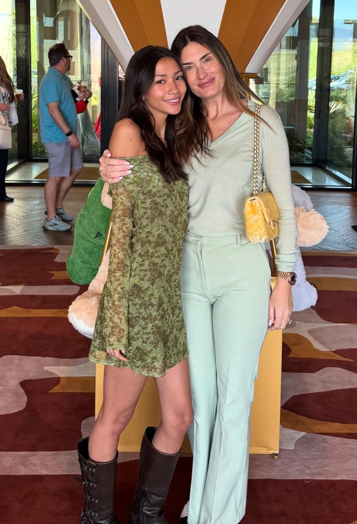 Photo shared by Mark Wahlberg's wife Rhea Durham April 20, 2025 featuring her son's girlfriend Sunni Gaines during the family's Easter Sunday festivities