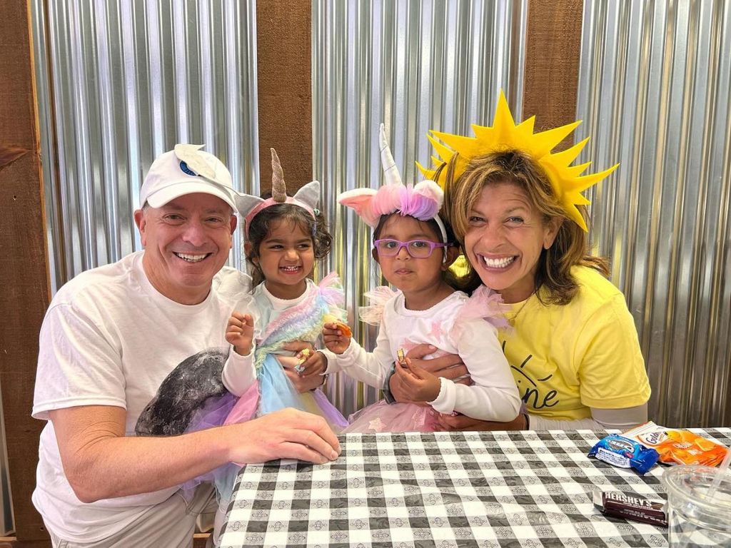 Hoda co parents her daughters with ex Joel