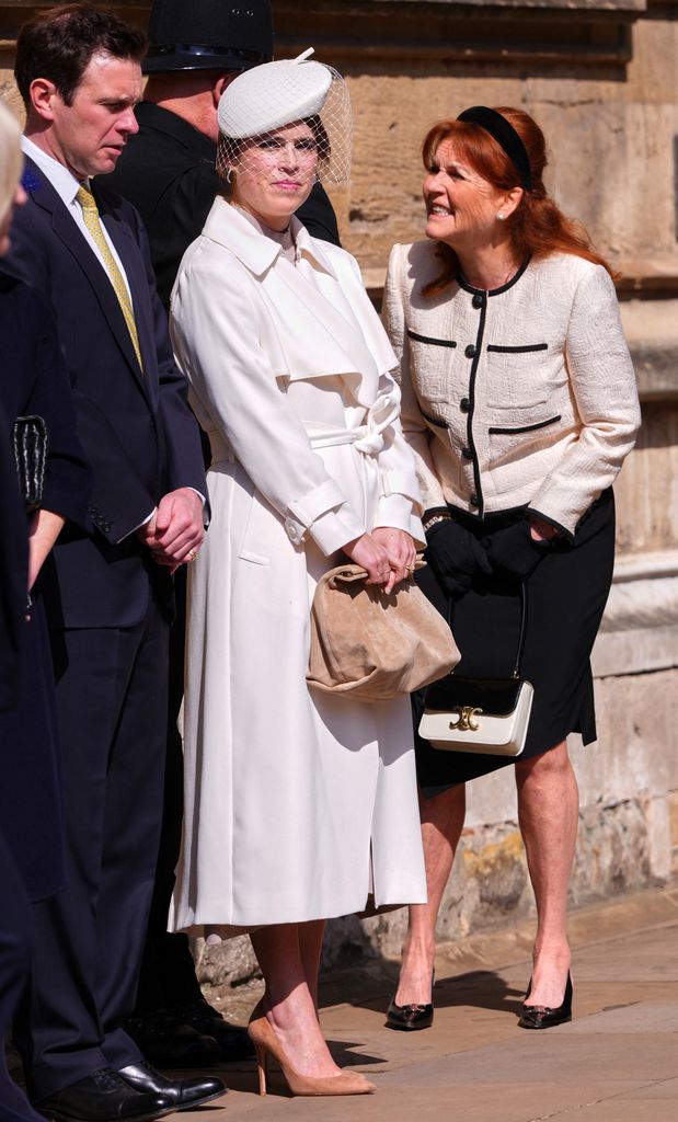 Princess Eugenie appeared with her mother Sarah Ferguson, Duchess of York at the Easter service