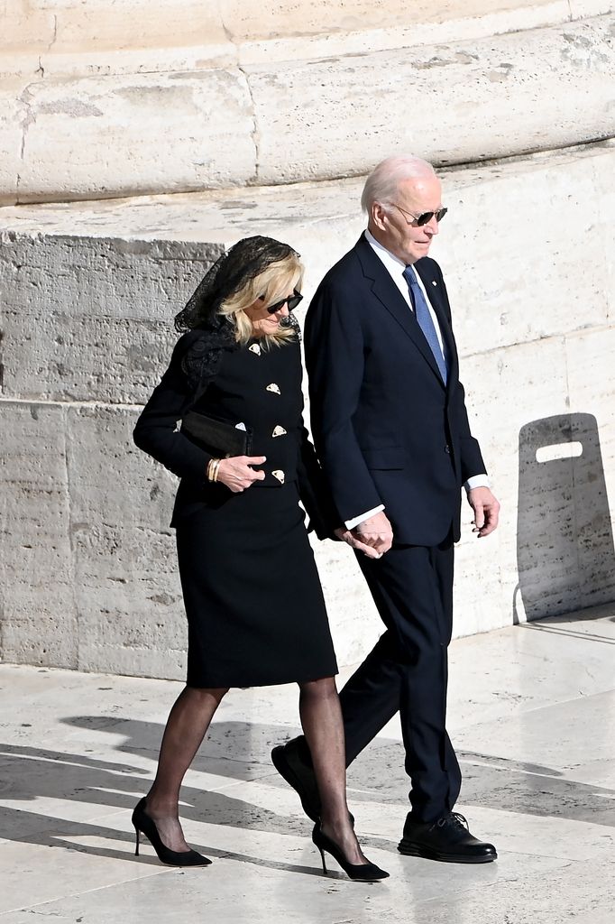 US former President Joe Biden and former First Lady Jill Biden
