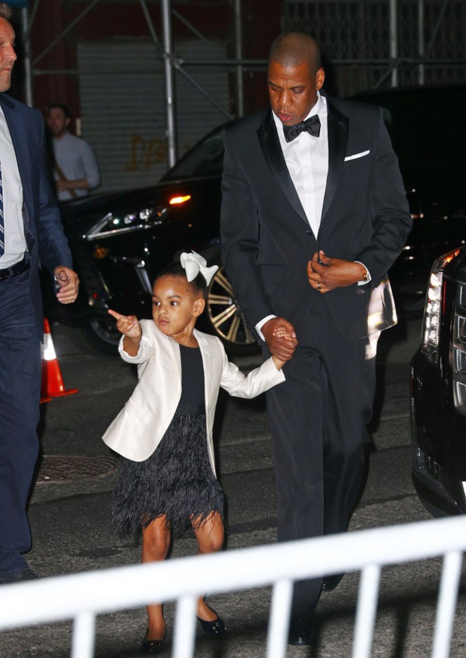 Jay-Z Takes Blue Ivy Carter to the CFDA Awards