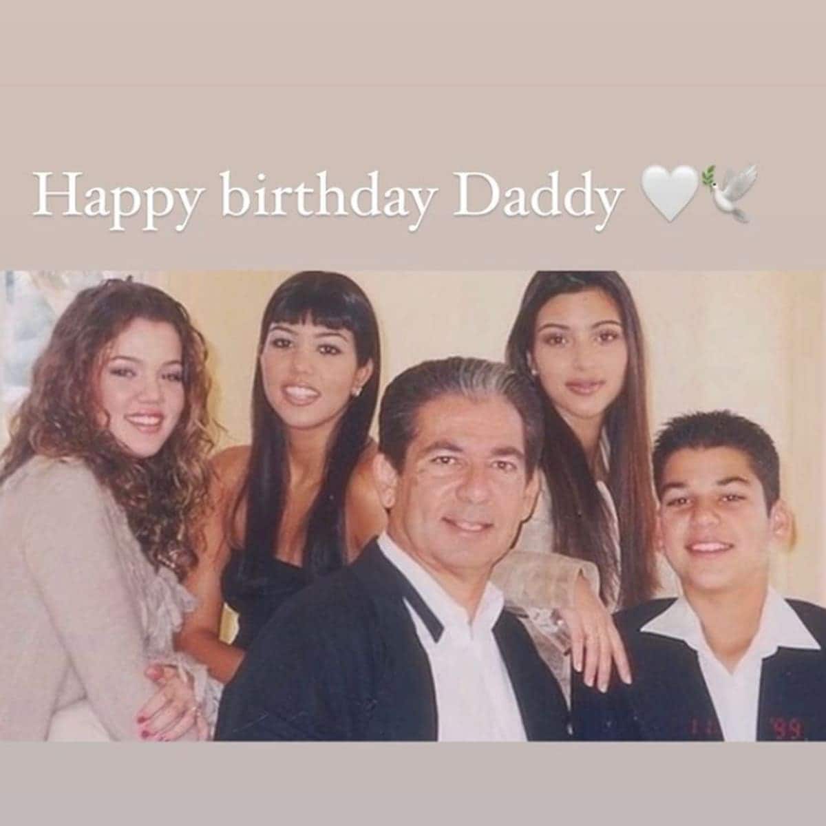The Kardashian sisters honors their father