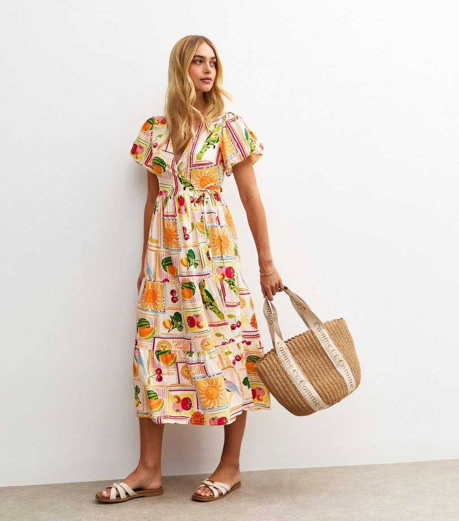 New Look Wrap Midi Dress