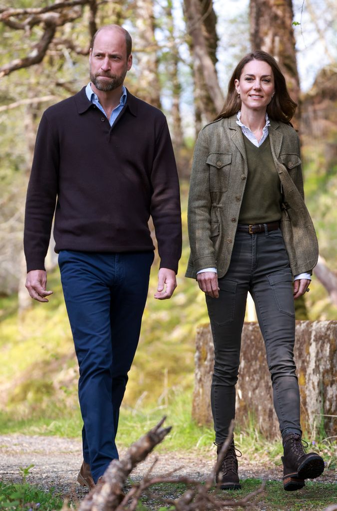 william and kate visiting community forest 