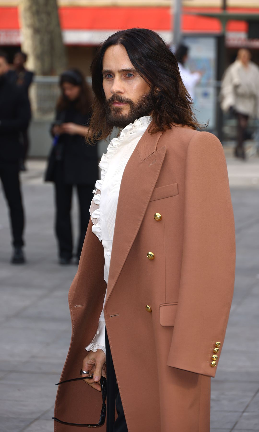 Jared Leto at the Valentino Show in Paris Fashion Week 2025