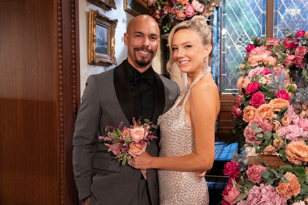 Bryton James as Devon Hamilton and Melissa Ordway as Abby Rayburn from Young & The Restless
