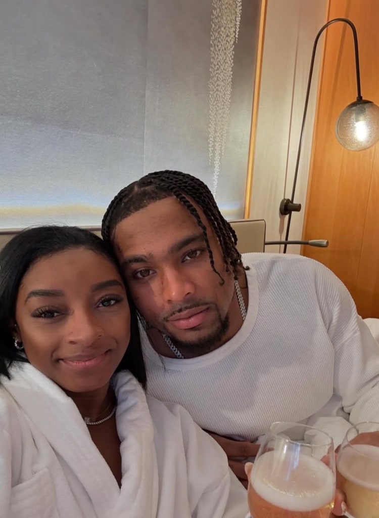 Photo shared by Simone Biles on Instagram from her travels to Switzerland with husband Jonathan Owens