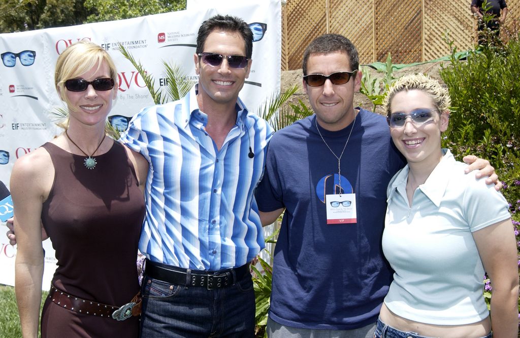 Cindy Ambuehl, Don Diamont, Adam Sandler, and Alyssa Mazur (Photo by J. Vespa/WireImage)