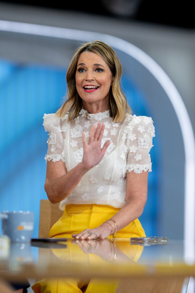 Savannah Guthrie in the Today Show studios 