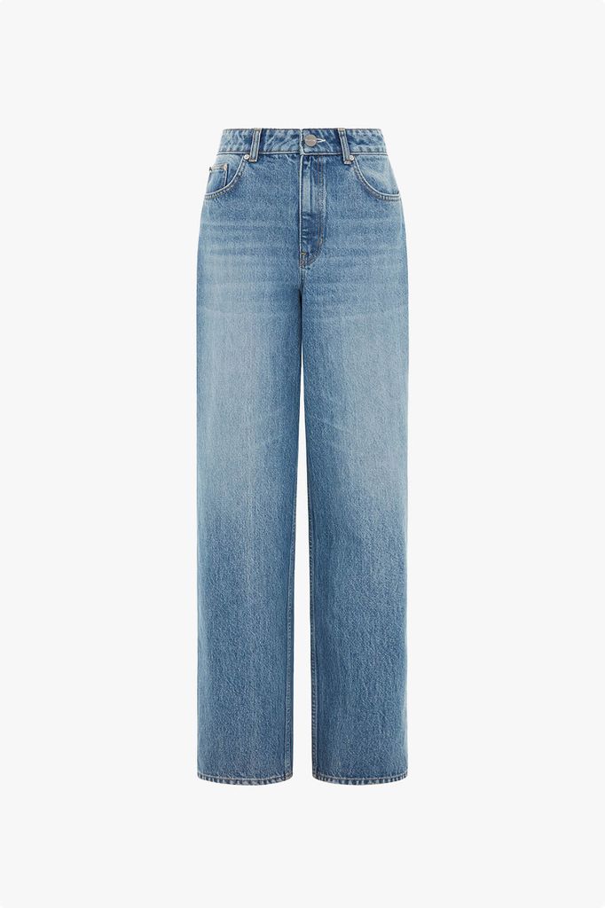 Aligne High Rise Straight Leg Jeans