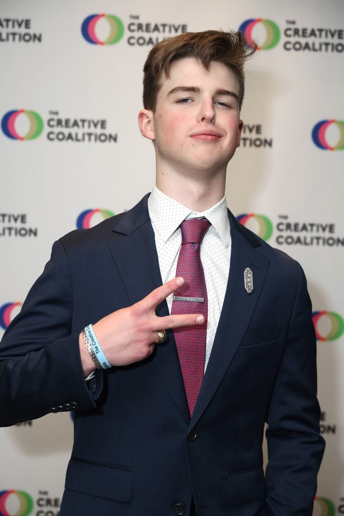Iain Armitage attends The Creative Coalition Right To Bear Arts Gala dinner at The Madison Hotel on April 25, 2025 in Washington, DC