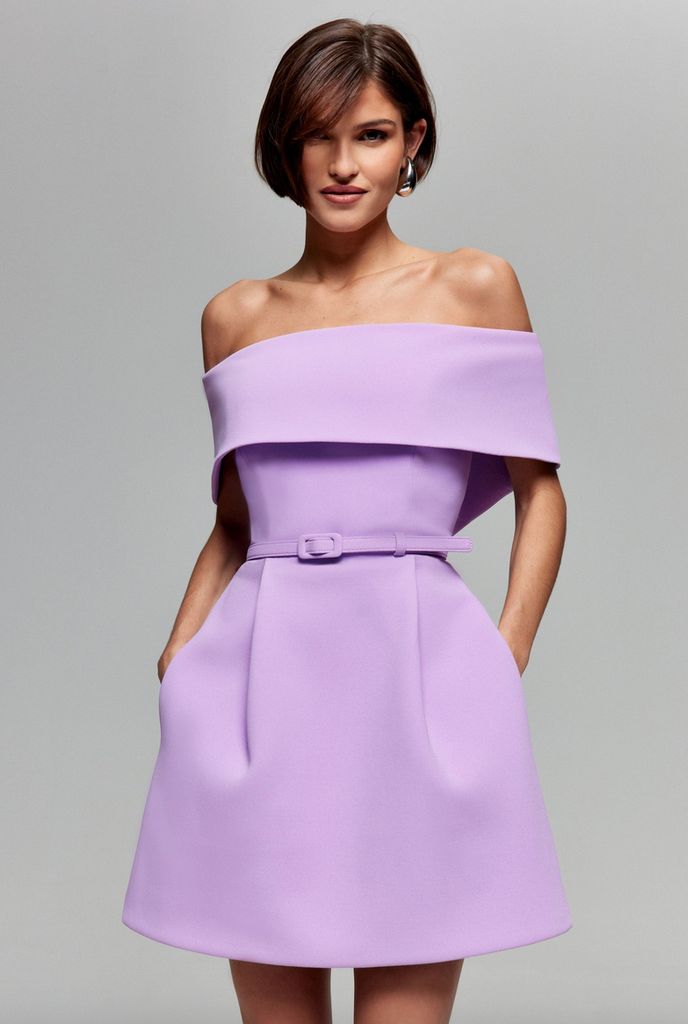 Nadine Merabi Lilac Dress