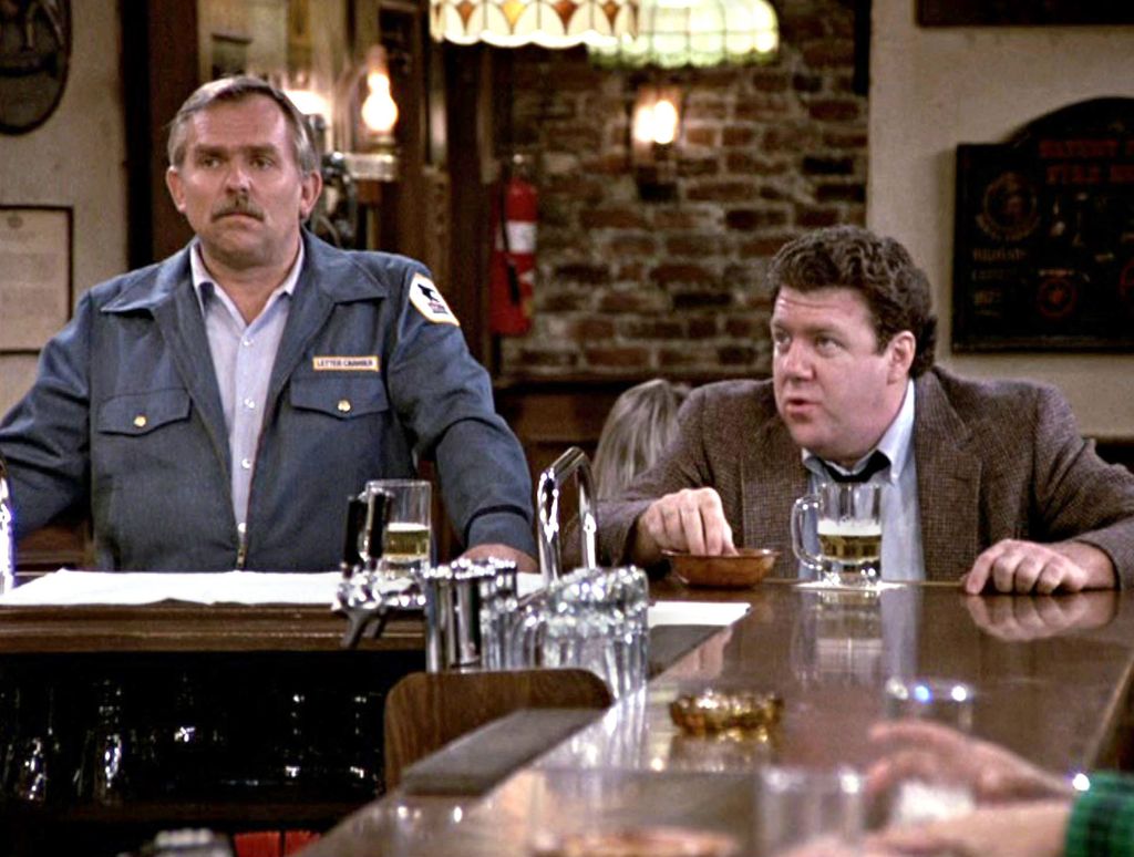 John Ratzenberger George Wendt Cheers
