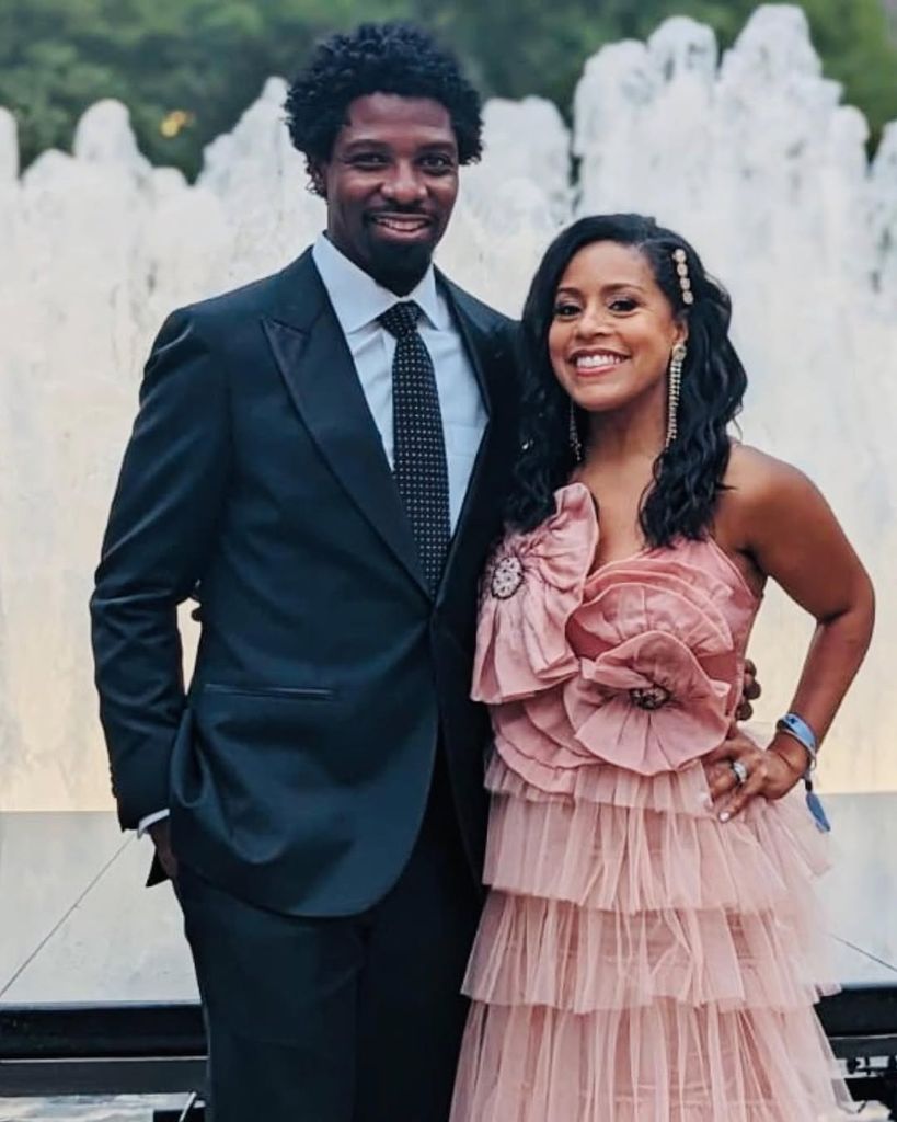 Sheinelle Jones with her husband Uche Ojeh
