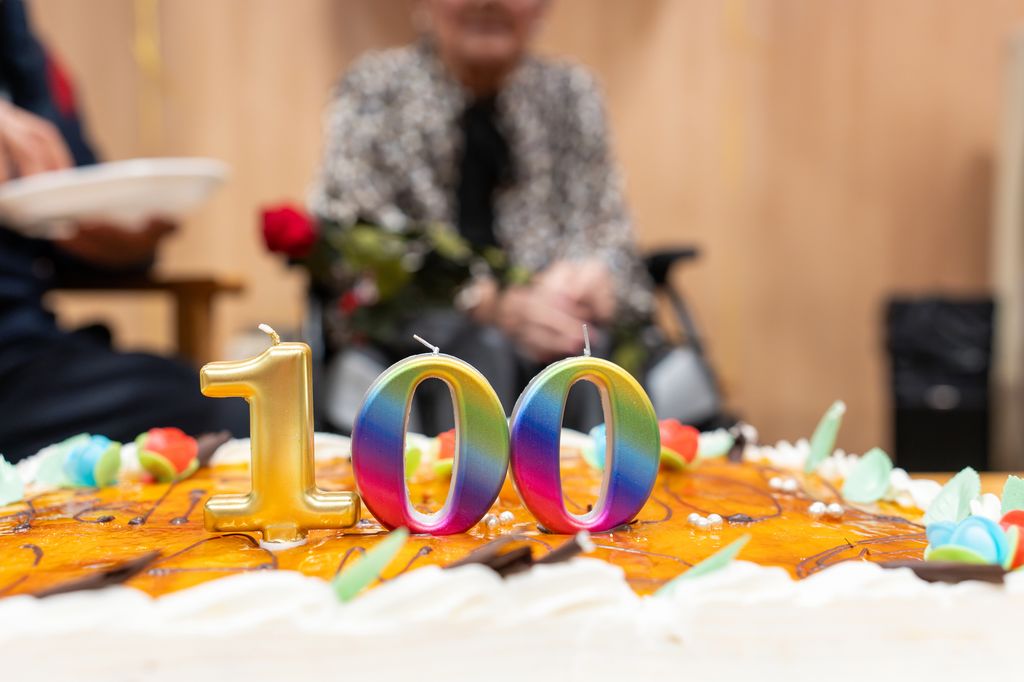 It's a goal for many to make it to 100