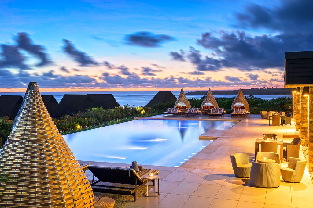 The clubhouse pool