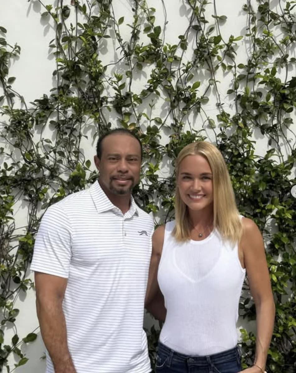 Woods and Trump confirmed their relationship on Instagram