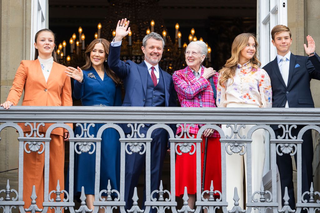 The Danish royal family came together for the king's 57th birthday