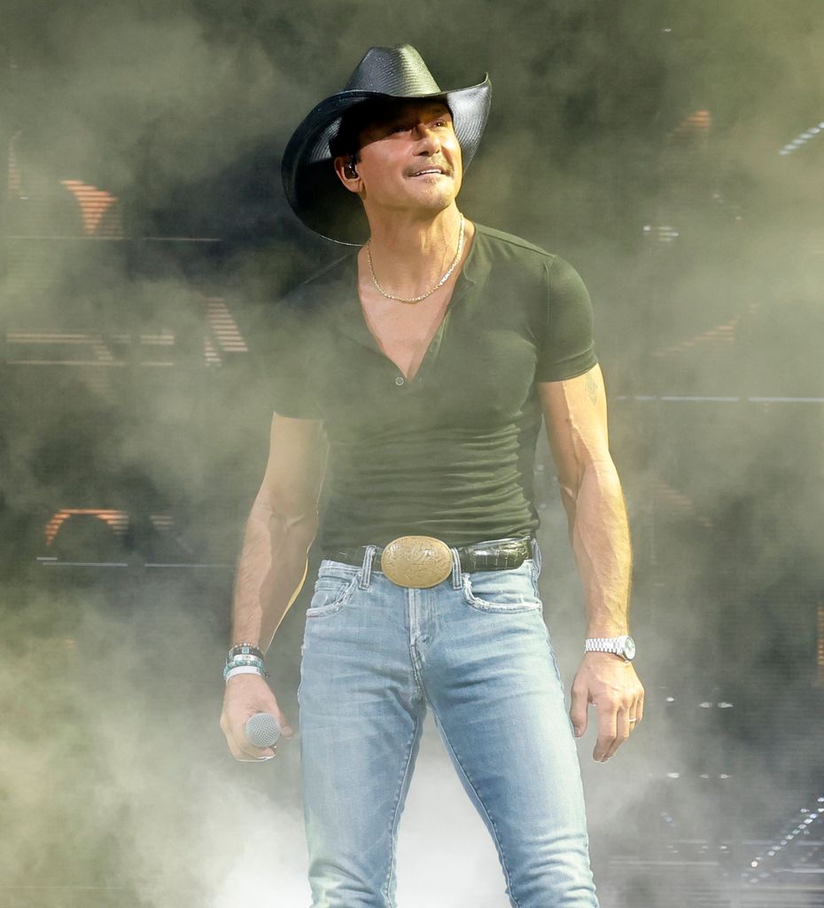 Tim McGraw onstage