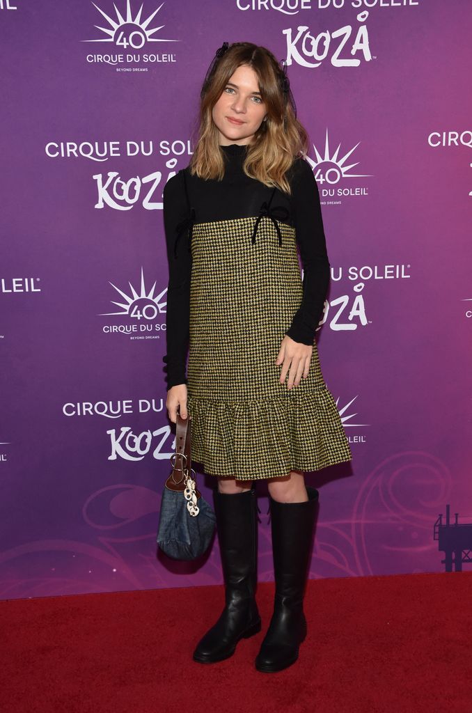 Raegan Revord attends Cirque du Soleil's KOOZA red carpet premiere at the Santa Monica Pier, in Santa monica, California, October 24, 2024.