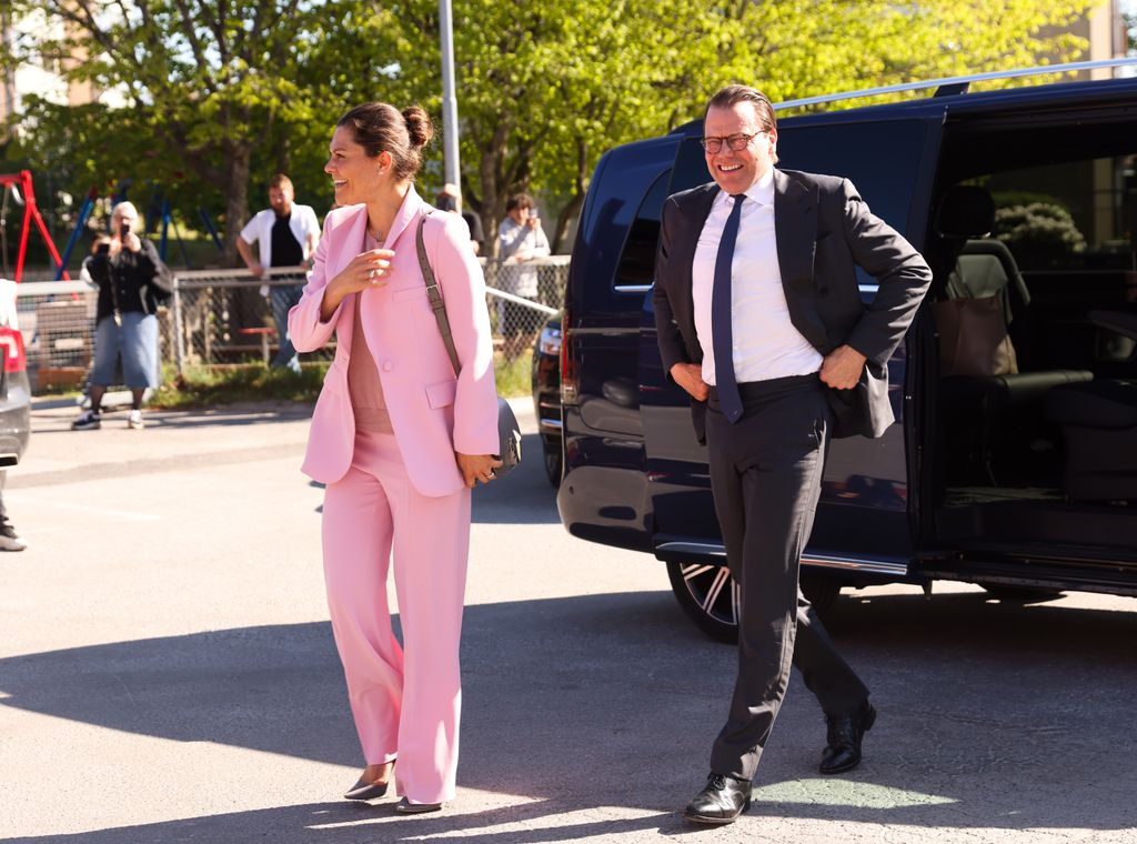 Crown Princess Victoria appeared with her husband Prince Daniel