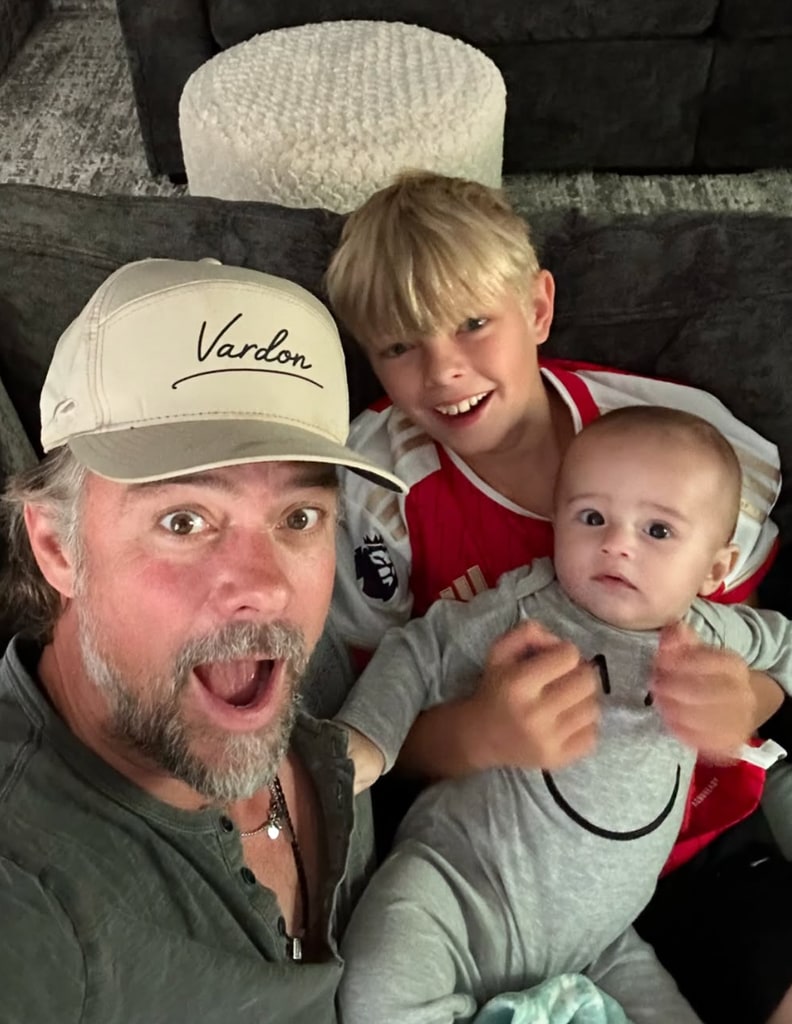 Josh Duhamel with his two sons, Axl and Shepherd