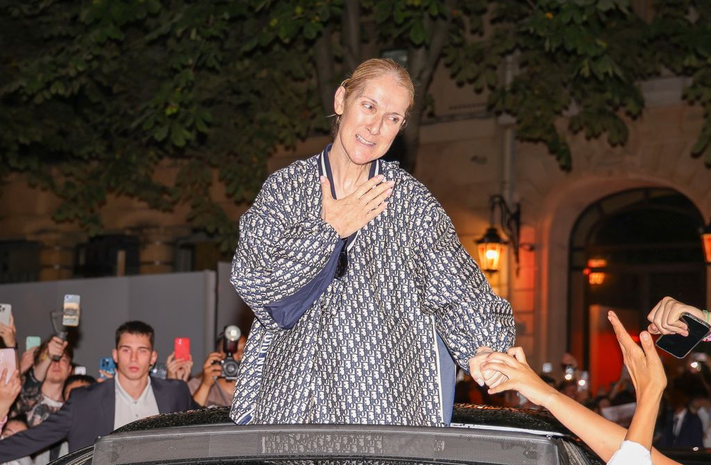 Celine Dion is seen on July 25, 2024 in Paris, France. (Photo by MEGA/GC Images)