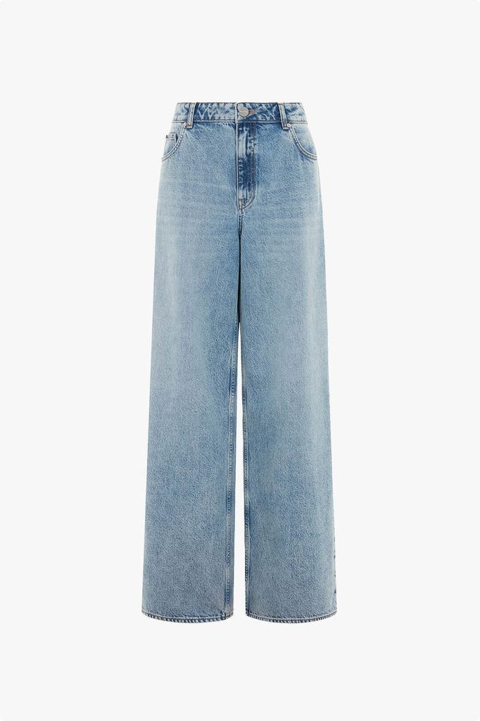 Aligne Low Rise Loose Wide-Leg Jeans