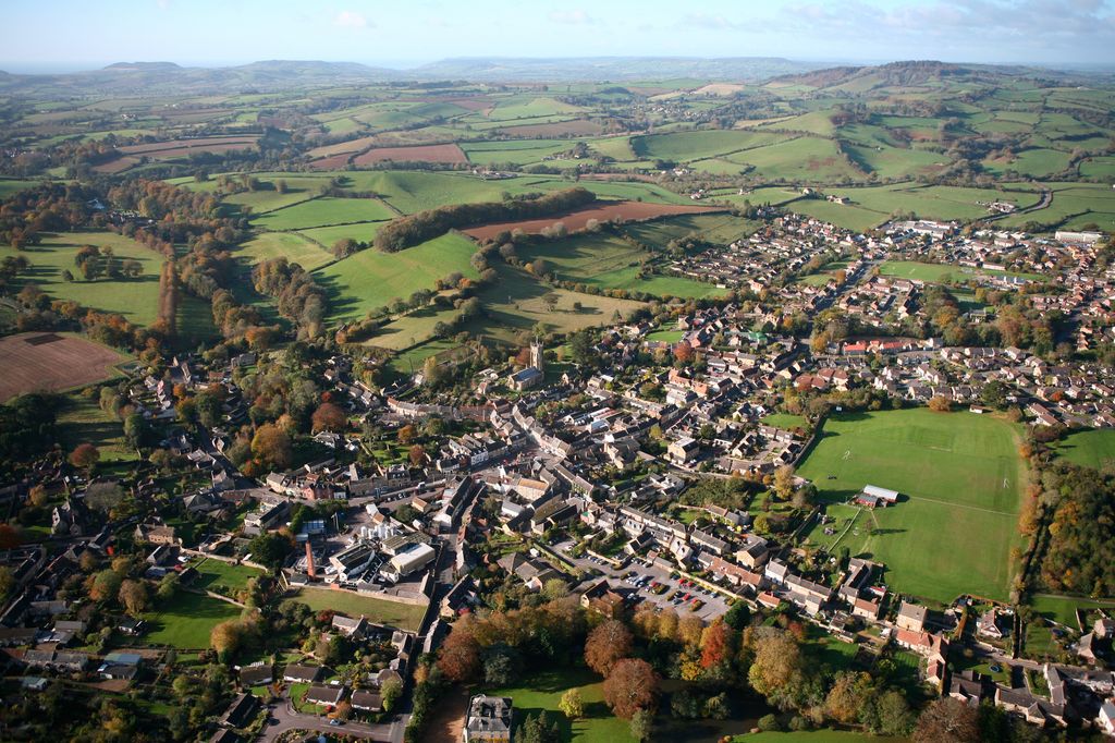 picturesque Dorset town of Beaminster