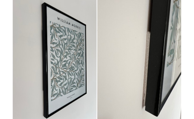 Photoframe on wall 