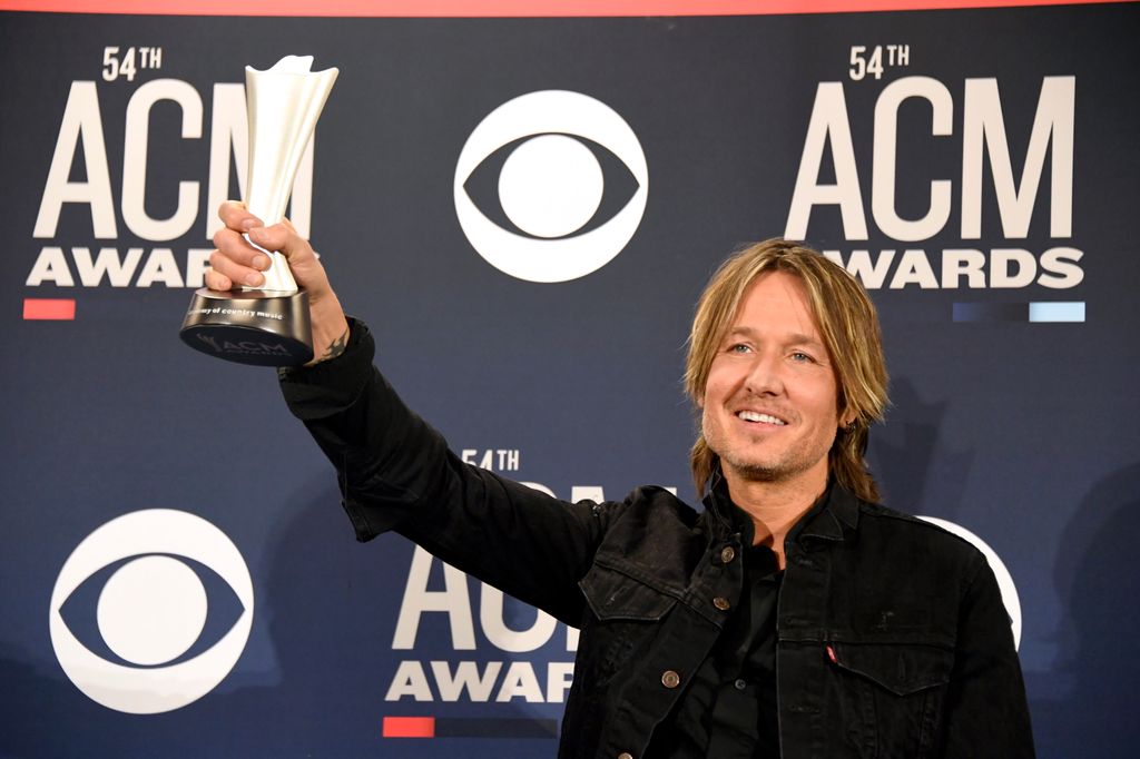 Keith Urban at ACM awards