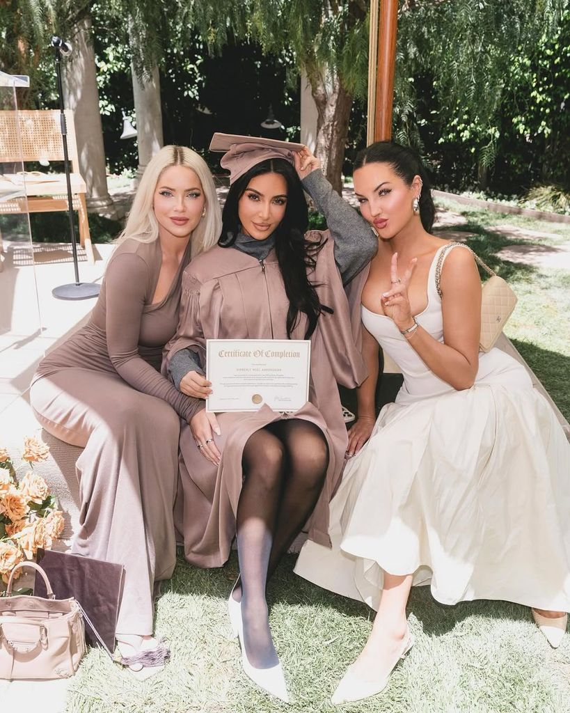 Kim Kardashian graduation