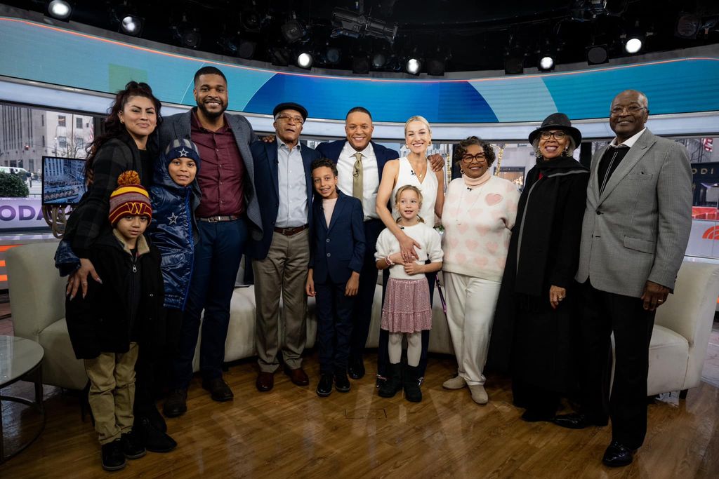 Craig Melvin with his family on first day of The Today Show