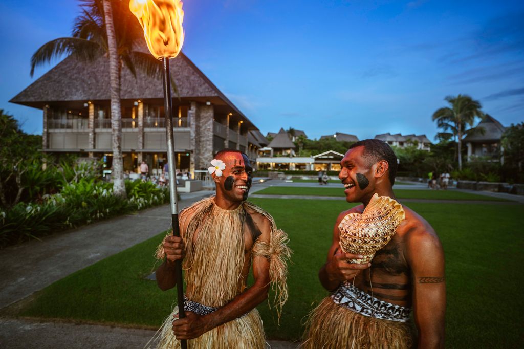 Torch lighting ceremony