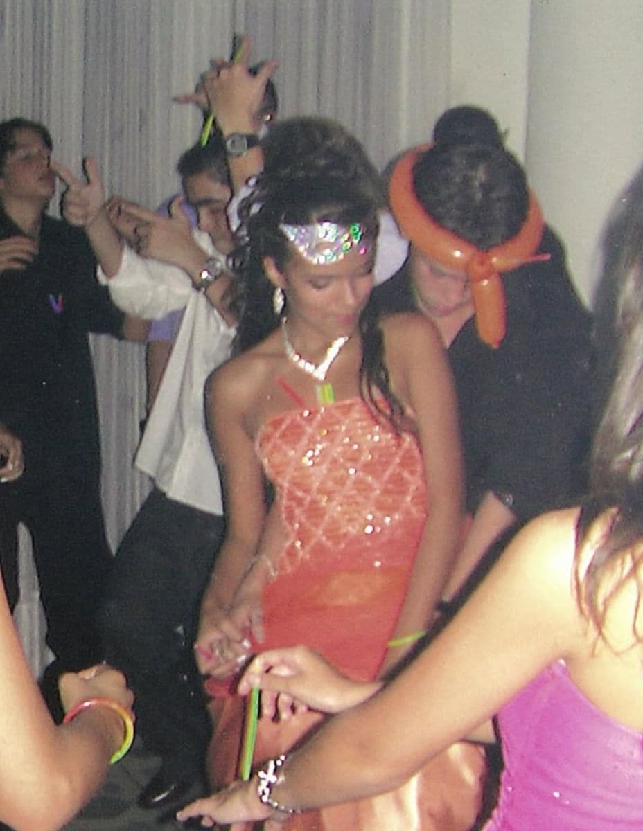 The Colombian shared a moment dancing with one of her princes